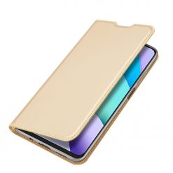 Kryty na mobil | Peňaženkové puzdro Dux Ducis Skin Pro zlaté – Xiaomi Redmi 10 / 10 2022 | Kryty na mobil