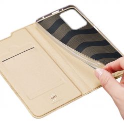 Kryty na mobil | Peňaženkové puzdro Dux Ducis Skin Pro zlaté – Xiaomi Redmi 10 / 10 2022 | Kryty na mobil
