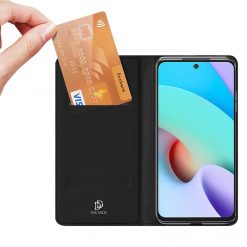 Peňaženkové puzdro Dux Ducis Skin Pro čierne – Xiaomi Redmi 10 / 10 2022 | Kryty na mobil Kryty na mobil | Peňaženkové puzdro Dux Ducis Skin Pro čierne – Xiaomi Redmi 10 / 10 2022 | Kryty na mobil