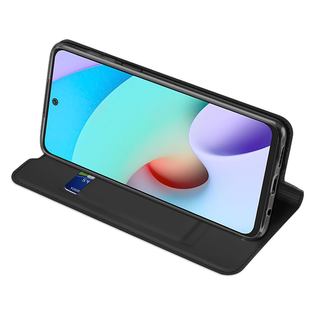 Peňaženkové puzdro Dux Ducis Skin Pro čierne – Xiaomi Redmi 10 / 10 2022 | Kryty na mobil Kryty na mobil | Peňaženkové puzdro Dux Ducis Skin Pro čierne – Xiaomi Redmi 10 / 10 2022 | Kryty na mobil