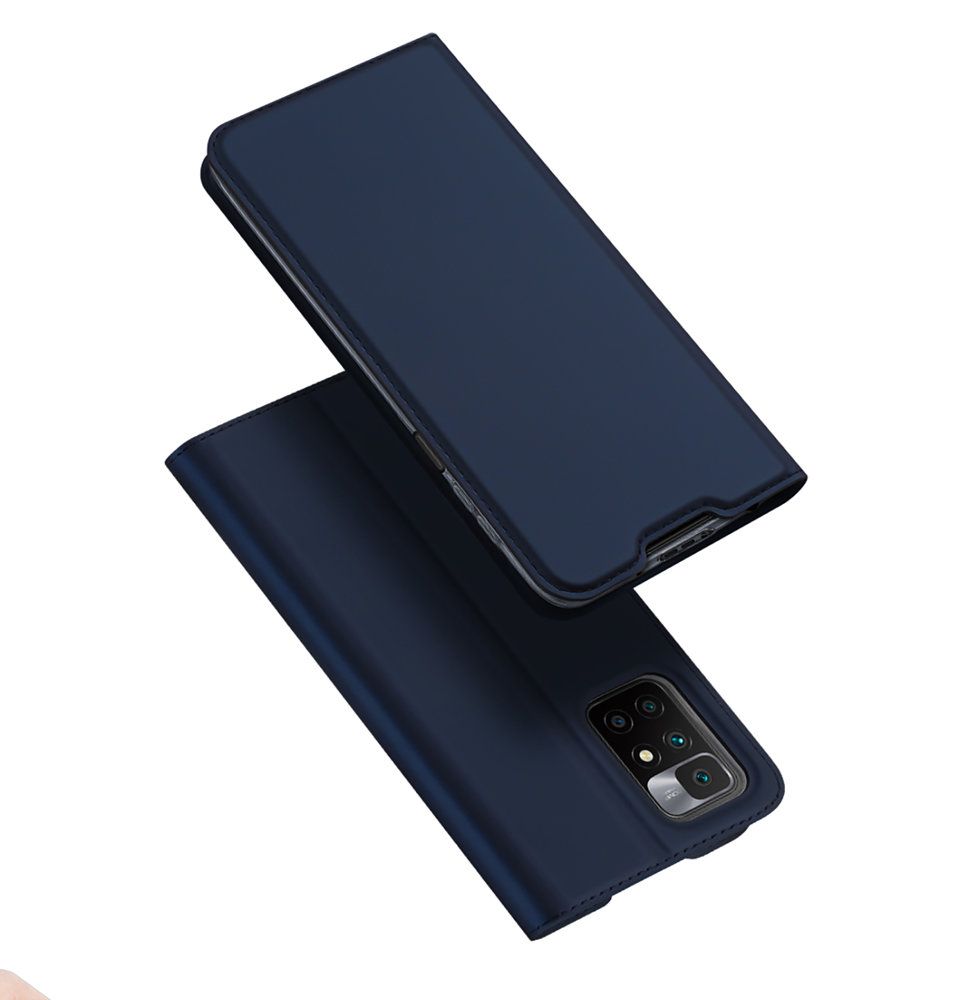 Peňaženkové puzdro Dux Ducis Skin Pro modré – Xiaomi Redmi 10 / 10 2022 | Kryty na mobil Kryty na mobil | Peňaženkové puzdro Dux Ducis Skin Pro modré – Xiaomi Redmi 10 / 10 2022 | Kryty na mobil