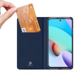 Peňaženkové puzdro Dux Ducis Skin Pro modré – Xiaomi Redmi 10 / 10 2022 | Kryty na mobil Kryty na mobil | Peňaženkové puzdro Dux Ducis Skin Pro modré – Xiaomi Redmi 10 / 10 2022 | Kryty na mobil