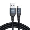 Kryty na mobil | Dátový kábel Baseus Cafule Cable USB / Micro USB QC3.0 3A 2m čierny | Kryty na mobil