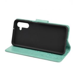 Peňaženkové puzdro Embossing Pattern Motýľ a kvet zelené – Samsung Galaxy A13 5G | Kryty na mobil Kryty na mobil | Peňaženkové puzdro Embossing Pattern Motýľ a kvet zelené – Samsung Galaxy A13 5G | Kryty na mobil