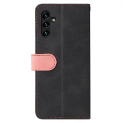 Peňaženkové puzdro Stitching čierno-ružové – Samsung Galaxy A13 5G | Kryty na mobil Kryty na mobil | Peňaženkové puzdro Stitching čierno-ružové – Samsung Galaxy A13 5G | Kryty na mobil