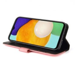 Peňaženkové puzdro Stitching čierno-ružové – Samsung Galaxy A13 5G | Kryty na mobil Kryty na mobil | Peňaženkové puzdro Stitching čierno-ružové – Samsung Galaxy A13 5G | Kryty na mobil