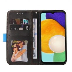 Kryty na mobil | Peňaženkové puzdro Stitching čierno-modré – Samsung Galaxy A13 5G | Kryty na mobil