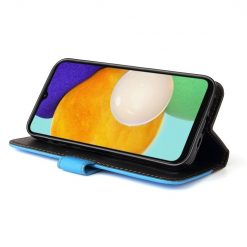 Kryty na mobil | Peňaženkové puzdro Stitching čierno-modré – Samsung Galaxy A13 5G | Kryty na mobil