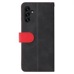 Peňaženkové puzdro Stitching čierno-červené – Samsung Galaxy A13 5G | Kryty na mobil Kryty na mobil | Peňaženkové puzdro Stitching čierno-červené – Samsung Galaxy A13 5G | Kryty na mobil