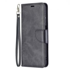 Kryty na mobil | Peňaženkové puzdro Retro Lambskin čierne – Samsung Galaxy A13 5G | Kryty na mobil