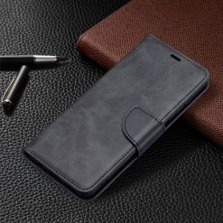 Kryty na mobil | Peňaženkové puzdro Retro Lambskin čierne – Samsung Galaxy A13 5G | Kryty na mobil
