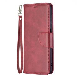 Kryty na mobil | Peňaženkové puzdro Retro Lambskin červené – Samsung Galaxy A13 5G | Kryty na mobil