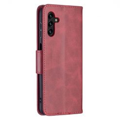 Kryty na mobil | Peňaženkové puzdro Retro Lambskin červené – Samsung Galaxy A13 5G | Kryty na mobil