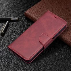 Kryty na mobil | Peňaženkové puzdro Retro Lambskin červené – Samsung Galaxy A13 5G | Kryty na mobil