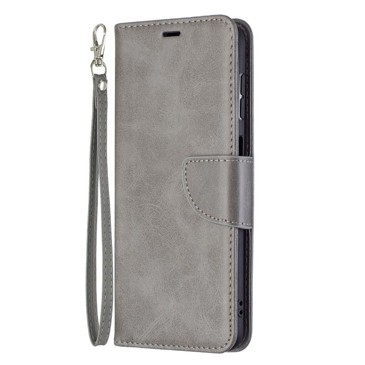 Peňaženkové puzdro Retro Lambskin sivé – Samsung Galaxy A13 5G | Kryty na mobil Kryty na mobil | Peňaženkové puzdro Retro Lambskin sivé – Samsung Galaxy A13 5G | Kryty na mobil