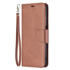 Kryty na mobil | Peňaženkové puzdro Retro Lambskin hnedé – Samsung Galaxy A13 5G | Kryty na mobil