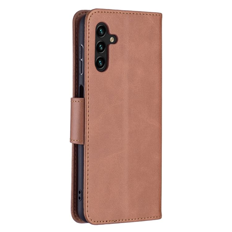 Peňaženkové puzdro Retro Lambskin hnedé – Samsung Galaxy A13 5G | Kryty na mobil Kryty na mobil | Peňaženkové puzdro Retro Lambskin hnedé – Samsung Galaxy A13 5G | Kryty na mobil