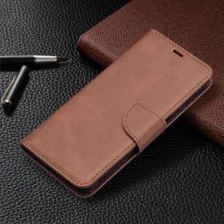 Peňaženkové puzdro Retro Lambskin hnedé – Samsung Galaxy A13 5G | Kryty na mobil Kryty na mobil | Peňaženkové puzdro Retro Lambskin hnedé – Samsung Galaxy A13 5G | Kryty na mobil