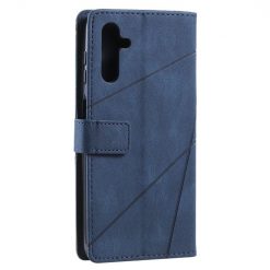 Kryty na mobil | Knižkové puzdro Rhombus modré – Samsung Galaxy A13 5G | Kryty na mobil