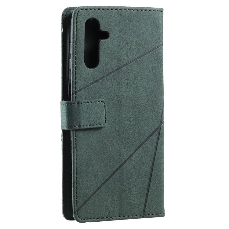 Knižkové puzdro Rhombus zelené – Samsung Galaxy A13 5G | Kryty na mobil Kryty na mobil | Knižkové puzdro Rhombus zelené – Samsung Galaxy A13 5G | Kryty na mobil
