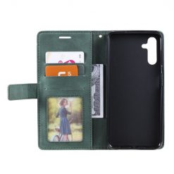 Knižkové puzdro Rhombus zelené – Samsung Galaxy A13 5G | Kryty na mobil Kryty na mobil | Knižkové puzdro Rhombus zelené – Samsung Galaxy A13 5G | Kryty na mobil