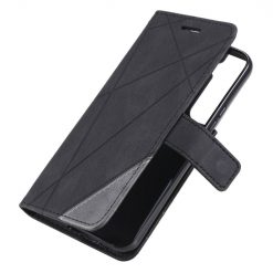 Knižkové puzdro Rhombus čierne – Samsung Galaxy S22+ (S22 Plus) | Kryty na mobil Kryty na mobil | Knižkové puzdro Rhombus čierne – Samsung Galaxy S22+ (S22 Plus) | Kryty na mobil