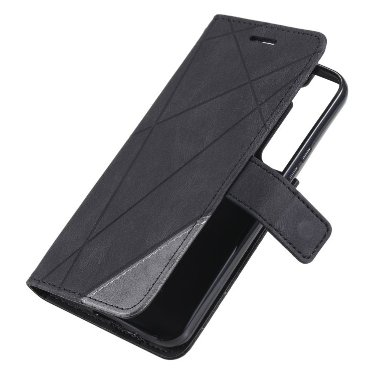 Knižkové puzdro Rhombus čierne – Samsung Galaxy S22+ (S22 Plus) | Kryty na mobil Kryty na mobil | Knižkové puzdro Rhombus čierne – Samsung Galaxy S22+ (S22 Plus) | Kryty na mobil