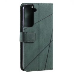 Kryty na mobil | Knižkové puzdro Rhombus zelené – Samsung Galaxy S22+ (S22 Plus) | Kryty na mobil
