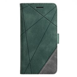Kryty na mobil | Knižkové puzdro Rhombus zelené – Samsung Galaxy S22+ (S22 Plus) | Kryty na mobil