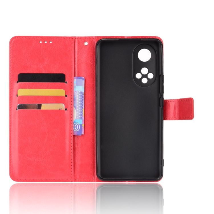Knižkové puzdro Shockproof Horse Texture červené – Huawei Nova 9 / Honor 50 | Kryty na mobil Kryty na mobil | Knižkové puzdro Shockproof Horse Texture červené – Huawei Nova 9 / Honor 50 | Kryty na mobil
