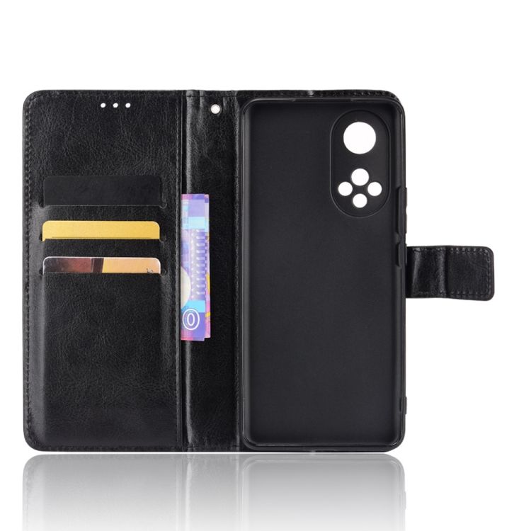 Knižkové puzdro Shockproof Horse Texture čierne – Huawei Nova 9 / Honor 50 | Kryty na mobil Kryty na mobil | Knižkové puzdro Shockproof Horse Texture čierne – Huawei Nova 9 / Honor 50 | Kryty na mobil