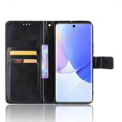 Knižkové puzdro Shockproof Horse Texture čierne – Huawei Nova 9 / Honor 50 | Kryty na mobil Kryty na mobil | Knižkové puzdro Shockproof Horse Texture čierne – Huawei Nova 9 / Honor 50 | Kryty na mobil