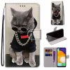Kryty na mobil | Knižkové puzdro Trendy Cross case Rádioaktívny symbol – Samsung Galaxy A13 5G | Kryty na mobil