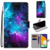 Kryty na mobil | Knižkové puzdro Trendy Cross case Červený motýľ – Samsung Galaxy A13 5G | Kryty na mobil