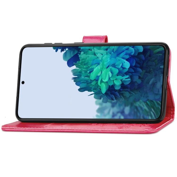 Peňaženkové puzdro Embossing Pattern Štvorlístok ružové – Samsung Galaxy S22+ (S22 Plus) | Kryty na mobil Kryty na mobil | Peňaženkové puzdro Embossing Pattern Štvorlístok ružové – Samsung Galaxy S22+ (S22 Plus) | Kryty na mobil