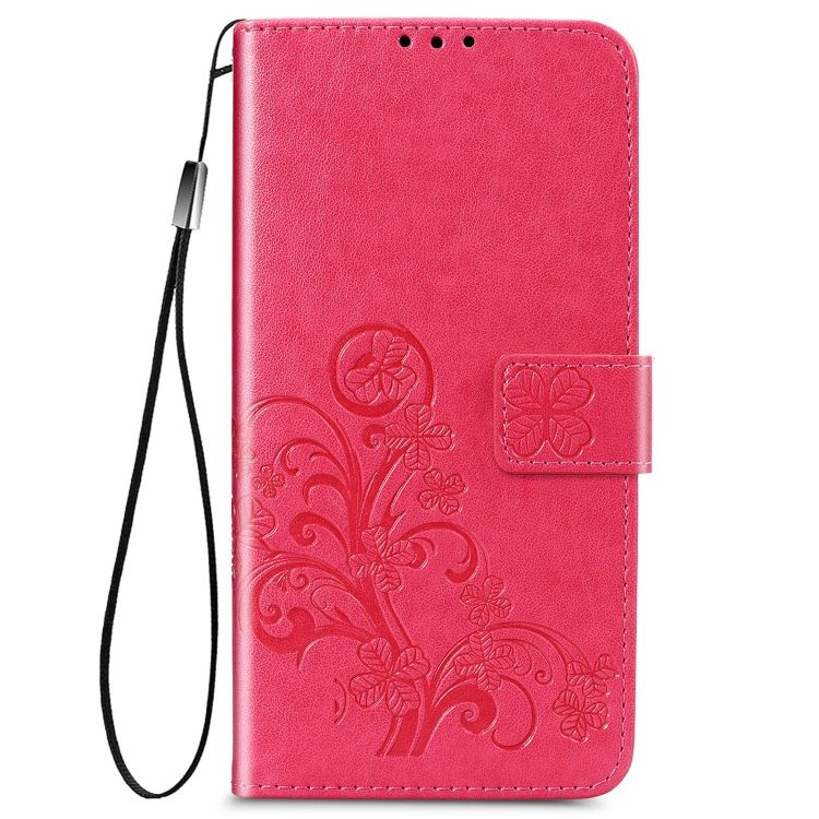 Peňaženkové puzdro Embossing Pattern Štvorlístok ružové – Samsung Galaxy S22+ (S22 Plus) | Kryty na mobil Kryty na mobil | Peňaženkové puzdro Embossing Pattern Štvorlístok ružové – Samsung Galaxy S22+ (S22 Plus) | Kryty na mobil