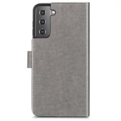 Peňaženkové puzdro Embossing Pattern Štvorlístok sivé – Samsung Galaxy S22+ (S22 Plus) | Kryty na mobil Kryty na mobil | Peňaženkové puzdro Embossing Pattern Štvorlístok sivé – Samsung Galaxy S22+ (S22 Plus) | Kryty na mobil