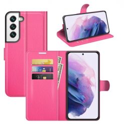 Peňaženkové puzdro Litchi ružové – Samsung Galaxy S22+ (S22 Plus) | Kryty na mobil Kryty na mobil | Peňaženkové puzdro Litchi ružové – Samsung Galaxy S22+ (S22 Plus) | Kryty na mobil