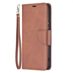 Peňaženkové puzdro Retro Lambskin hnedé – Samsung Galaxy S22+ (S22 Plus)