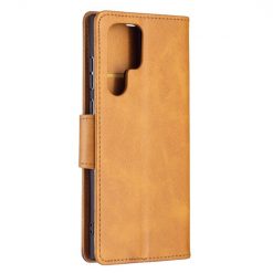Peňaženkové puzdro Retro Lambskin žlté – Samsung Galaxy S22 Ultra | Kryty na mobil Kryty na mobil | Peňaženkové puzdro Retro Lambskin žlté – Samsung Galaxy S22 Ultra | Kryty na mobil