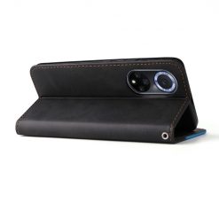 Peňaženkové puzdro Stitching čierno-modré – Huawei Nova 9 / Honor 50 | Kryty na mobil Kryty na mobil | Peňaženkové puzdro Stitching čierno-modré – Huawei Nova 9 / Honor 50 | Kryty na mobil