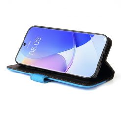 Peňaženkové puzdro Stitching čierno-modré – Huawei Nova 9 / Honor 50 | Kryty na mobil Kryty na mobil | Peňaženkové puzdro Stitching čierno-modré – Huawei Nova 9 / Honor 50 | Kryty na mobil
