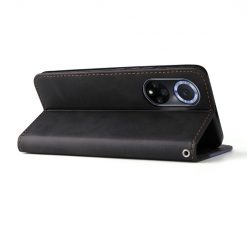 Peňaženkové puzdro Stitching čierno-sivé – Huawei Nova 9 / Honor 50 | Kryty na mobil Kryty na mobil | Peňaženkové puzdro Stitching čierno-sivé – Huawei Nova 9 / Honor 50 | Kryty na mobil