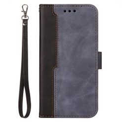 Kryty na mobil | Peňaženkové puzdro Stitching čierno-sivé – Huawei Nova 9 / Honor 50 | Kryty na mobil