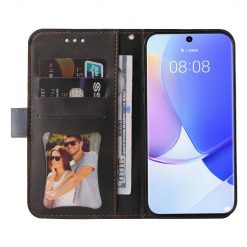 Peňaženkové puzdro Stitching čierno-sivé – Huawei Nova 9 / Honor 50 | Kryty na mobil Kryty na mobil | Peňaženkové puzdro Stitching čierno-sivé – Huawei Nova 9 / Honor 50 | Kryty na mobil
