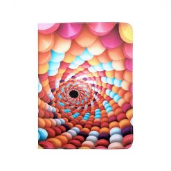 Kryty na mobil | Univerzálne knižkové puzdro Candy Spiral pre tablet so 9 – 10 palcovým displejom | Kryty na mobil
