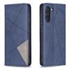 Knižkové puzdro Rhombus sivé – Samsung Galaxy S21 FE | Kryty na mobil Kryty na mobil | Knižkové puzdro Rhombus sivé – Samsung Galaxy S21 FE | Kryty na mobil