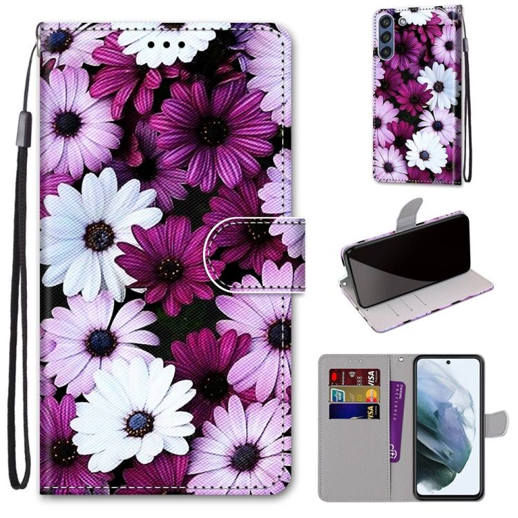Knižkové puzdro Trendy Cross case Chryzantémy – Samsung Galaxy S21 FE | Kryty na mobil Kryty na mobil | Knižkové puzdro Trendy Cross case Chryzantémy – Samsung Galaxy S21 FE | Kryty na mobil