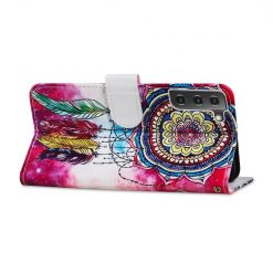 Kryty na mobil | Knižkové puzdro Trendy Cross case Lapač snov – Samsung Galaxy S21 FE | Kryty na mobil