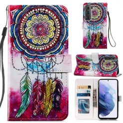 Kryty na mobil | Knižkové puzdro Trendy Cross case Lapač snov – Samsung Galaxy S21 FE | Kryty na mobil